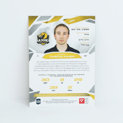 360 - HCA - JERRY TURKULAINEN - BASE GOLD - 08/10