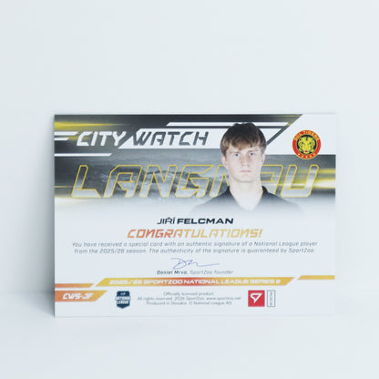CWS-JF - SCL - JIRI FELCMAN - CITY WATCH GOLD AUTO - 28/35