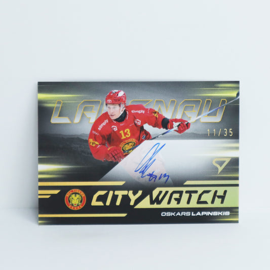 CWS-OL - SCL - OSKARS LAPINSKIS - CITY WATCH GOLD AUTO - 11/35
