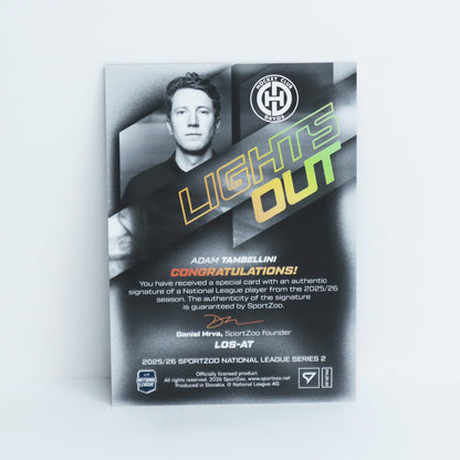 LOS-AT - HCD - ADAM TAMBELLINI - LIGHTS OUT GOLD AUTO - 18/60