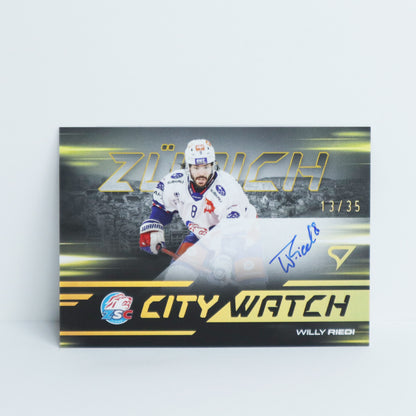 CWS-WR - ZSC - WILLY RIEDI - CITY WATCH GOLD AUTO - 13/35