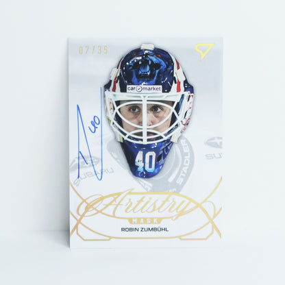 MAS-RZ - ZSC - ROBIN ZUMBUHL - MASK ARTISTRY GOLD AUTO - 07/35