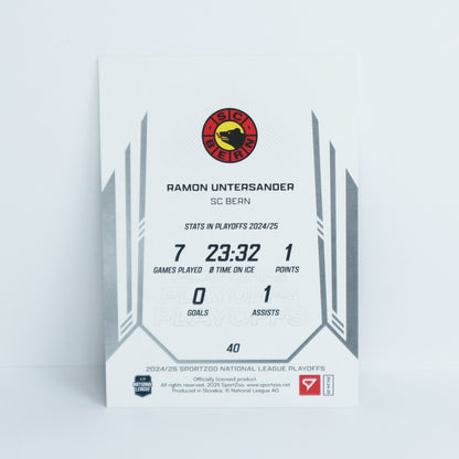 40 - SCB - RAMON UNTERSANDER - BASE BLACK - 1/1