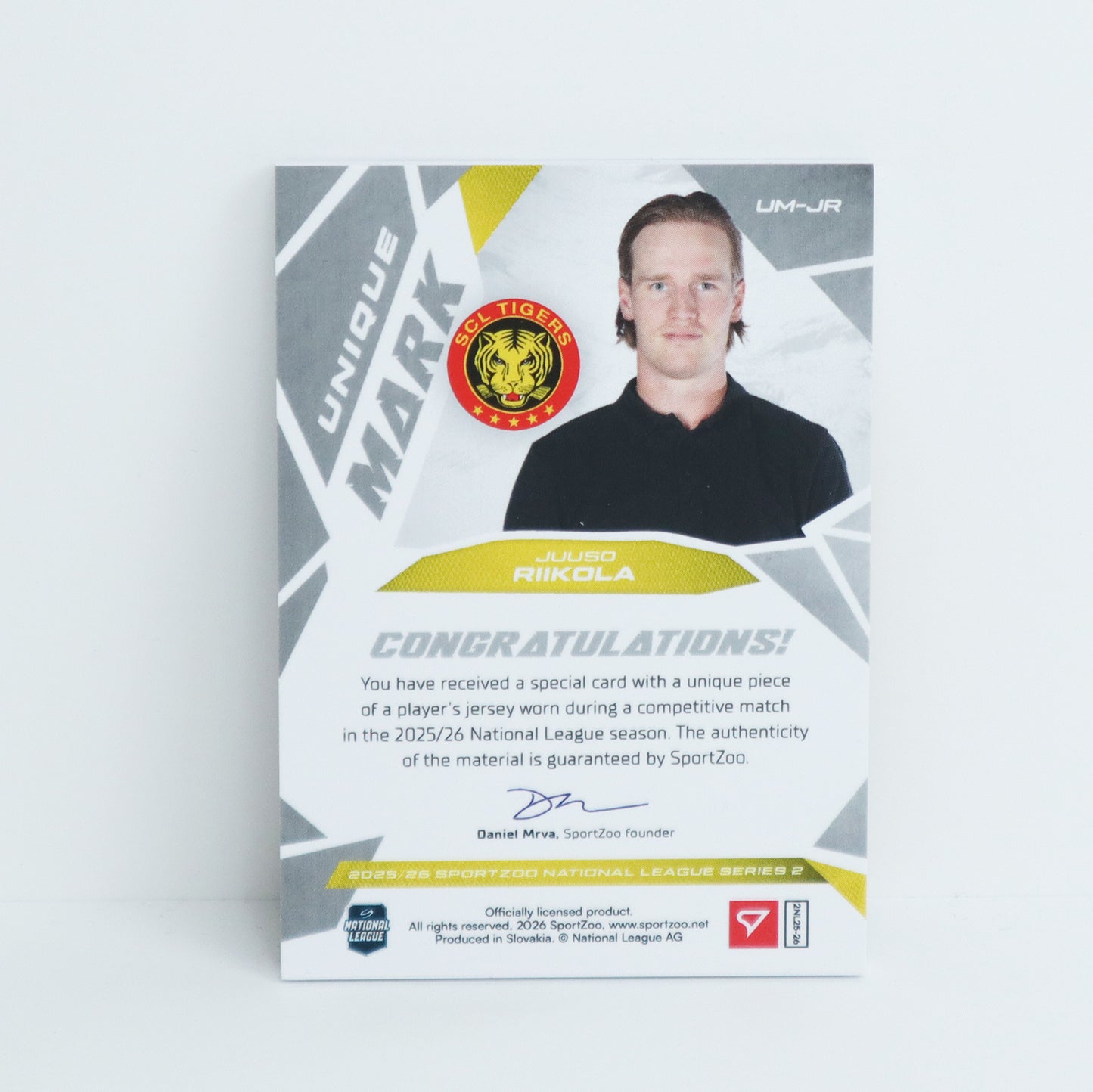 UM-JR - SCL - JUUSO RIIKOLA - UNIQUE MARK - 14/18