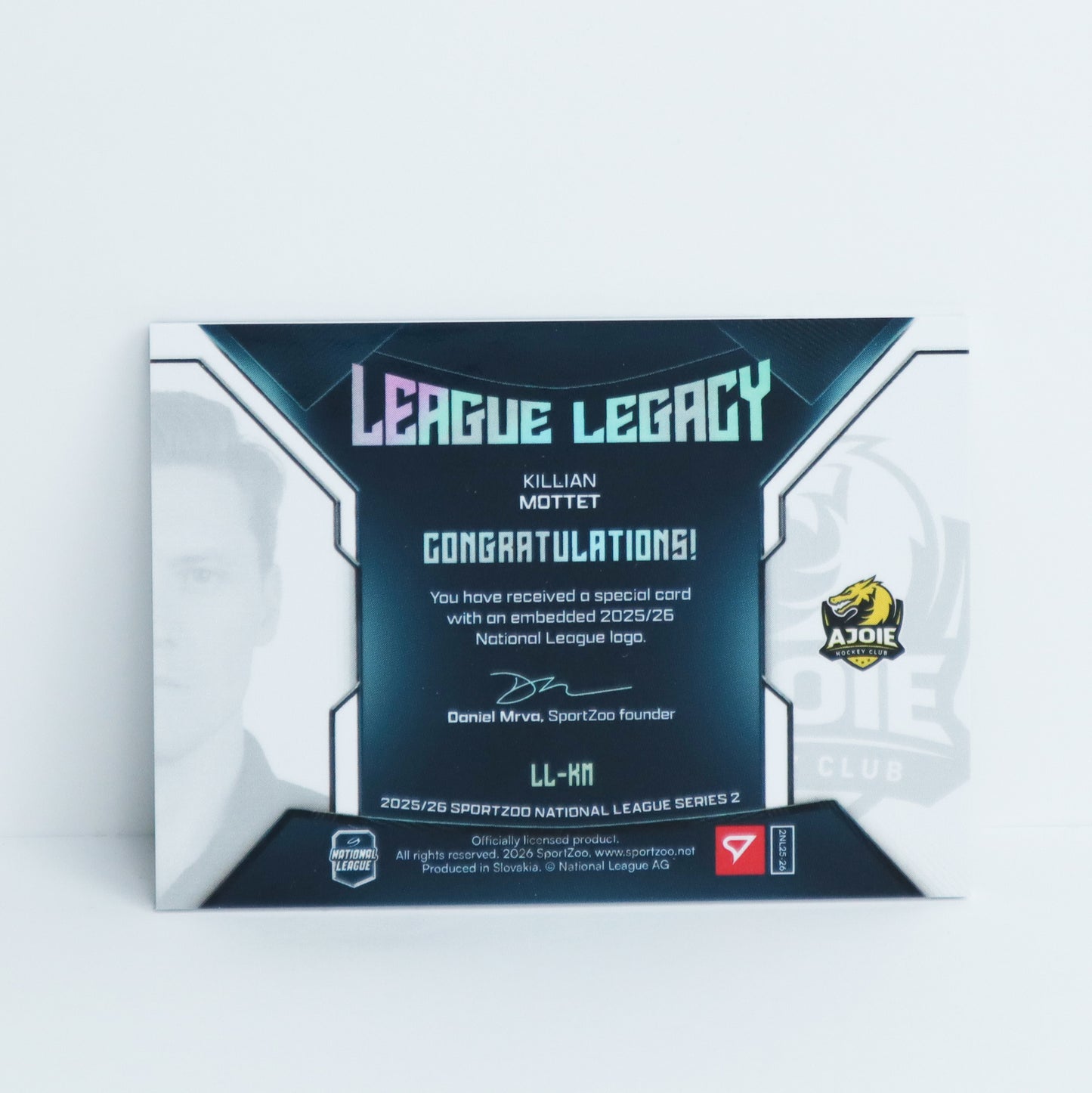 LL-KM - HCA - KILLIAN MOTTET - LEAGUE LEGACY SILVER - 19/20