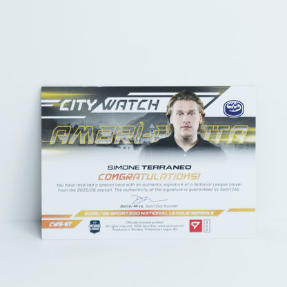 CWS-ST - HCAP - SIMONE TERRANEO - CITY WATCH GOLD AUTO - 24/35