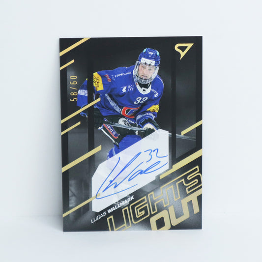 LOS-LW - FRI - LUCAS WALLMARK - LIGHTS OUT GOLD AUTO - 58/60