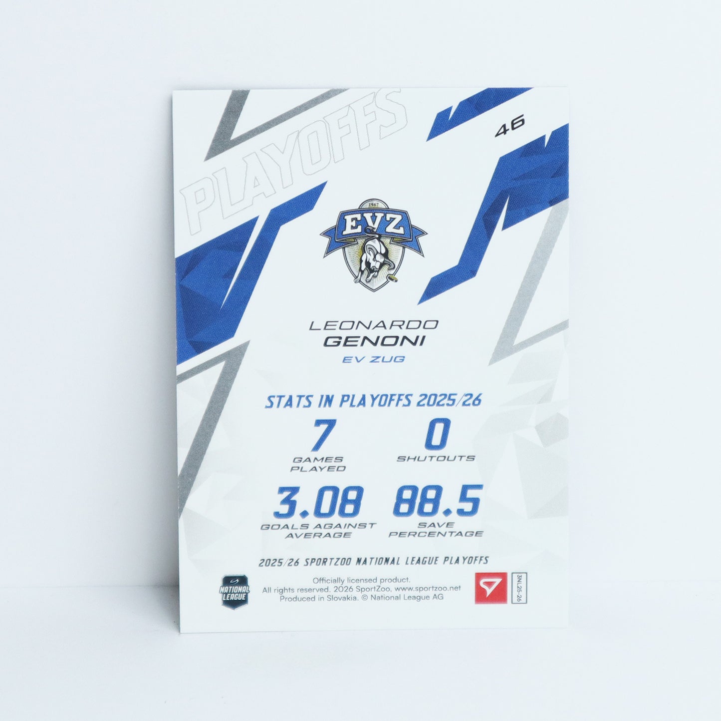 46 - EVZ - LEONARDO GENONI - BASE BLUE - 36/60