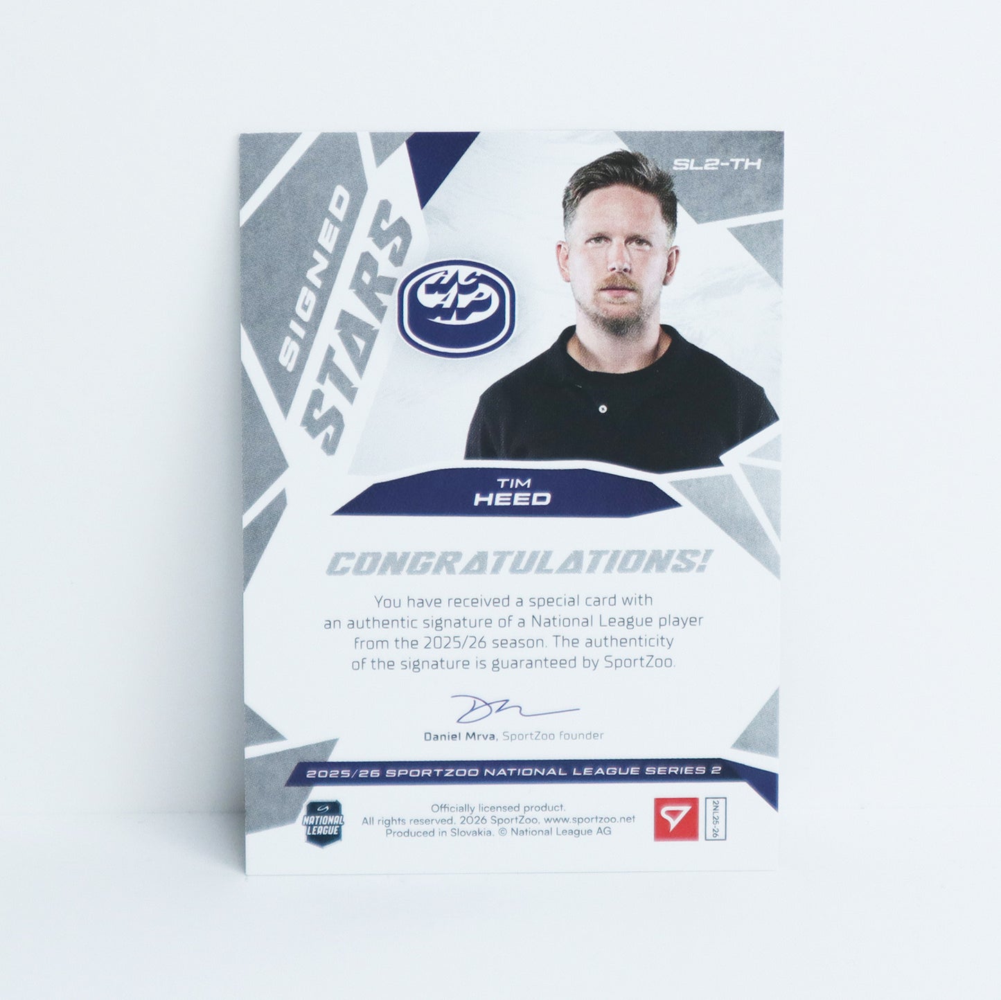 SL2-TH - HCAP - TIM HEED - SIGNED STARS LEVEL 2 - 01/69