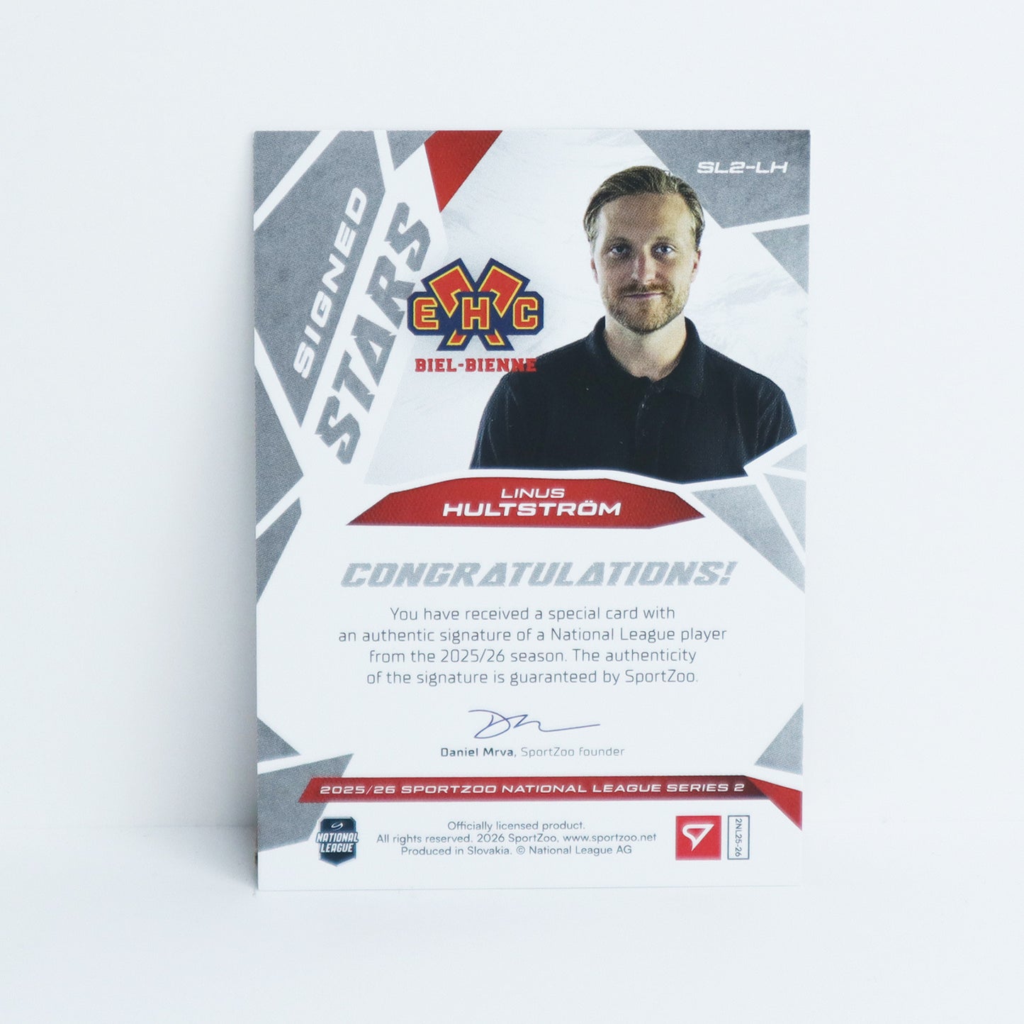 SL2-LH - EHCB - LINUS HULTSTROM - SIGNED STARS LEVEL 2 - 28/69