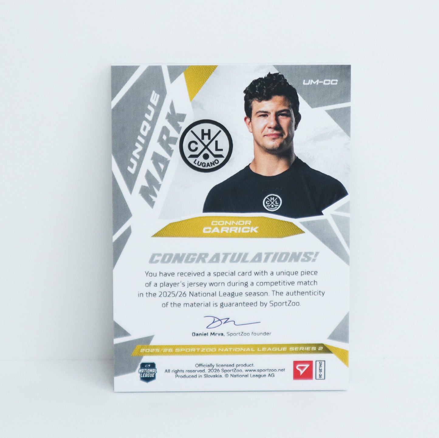 UM-CC - HCL - CONNOR CARRICK - UNIQUE MARK - 13/18