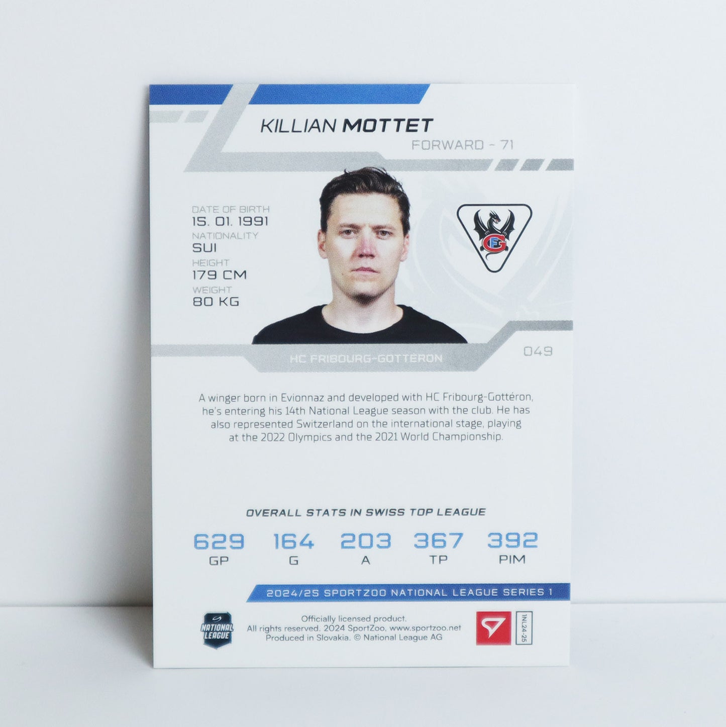 049 - FRI - KILLIAN MOTTET - BASE RED - 15/20