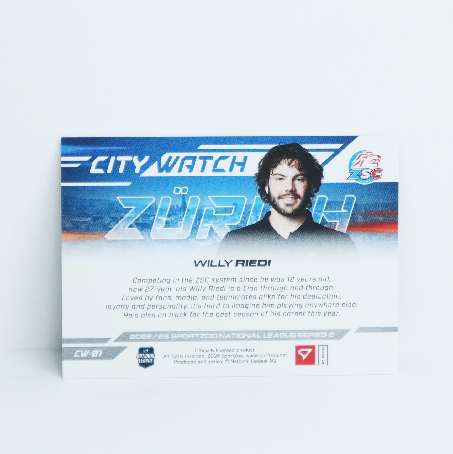 CW-01 - ZSC - WILLY RIEDI - CITY WATCH COPPER - 42/95