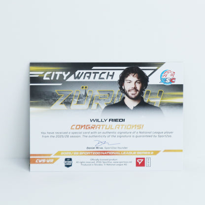 CWS-WR - ZSC - WILLY RIEDI - CITY WATCH GOLD AUTO - 13/35