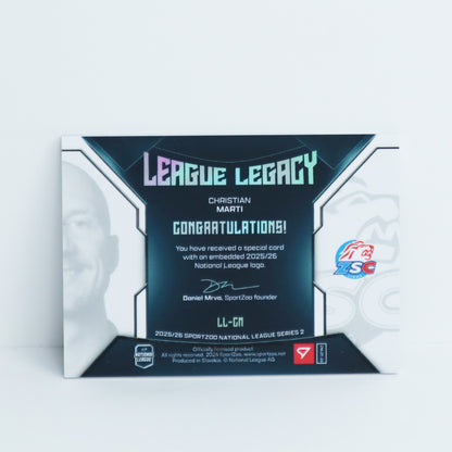 LL-CM - ZSC - CHRISTIAN MARTI - LEAGUE LEGACY SILVER - 20/20