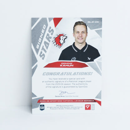 SL3-DK - LHC - DOMINIK KAHUN - SIGNED STARS LEVEL 3 - 09/39