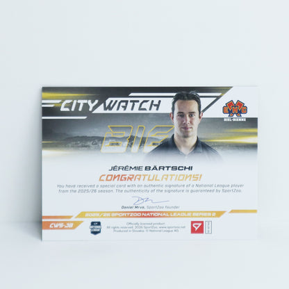 CWS-JB - EHCB - JEREMIE BARTSCHI - CITY WATCH GOLD AUTO - 01/35