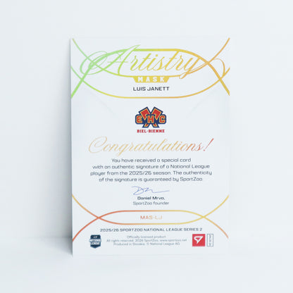 MAS-LJ - EHCB - LUIS JANETT - MASK ARTISTRY GOLD AUTO - 33/35