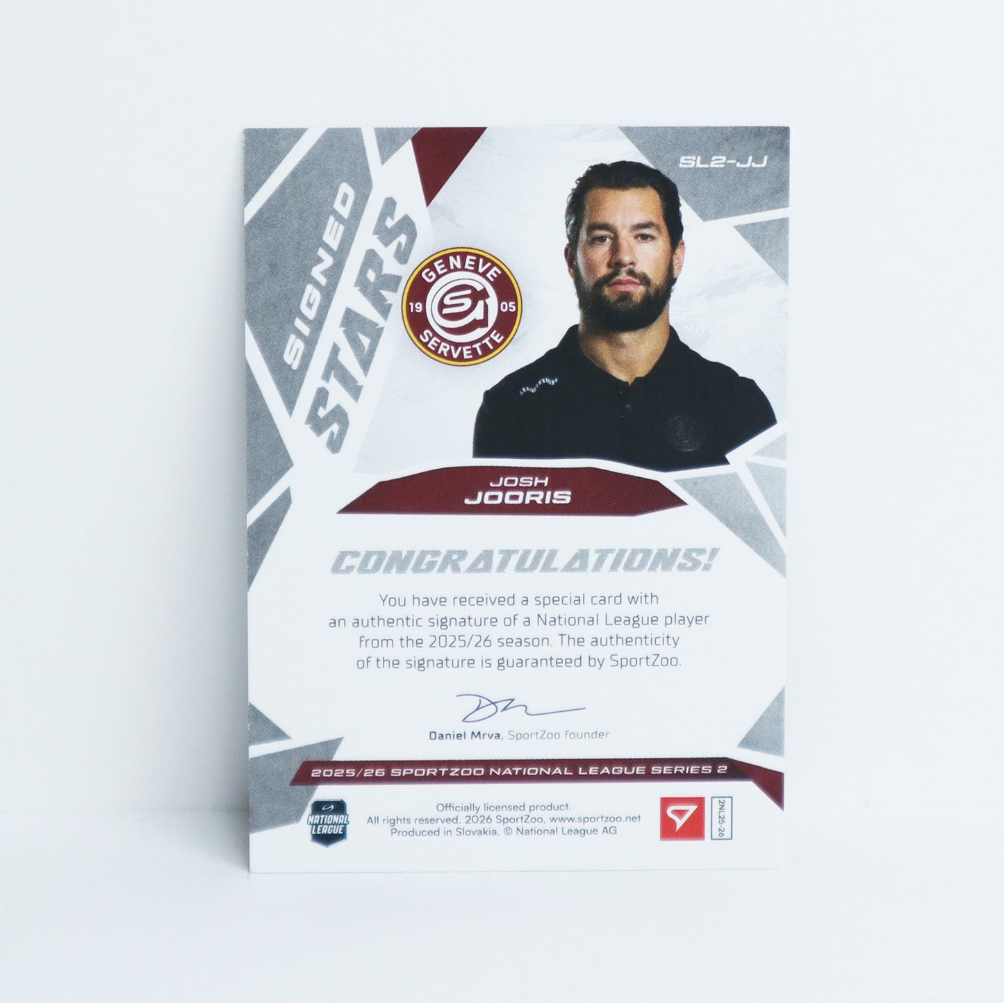 SL2-JJ - GSHC - JOSH JOORIS - SIGNED STARS LEVEL 2 - 01/69
