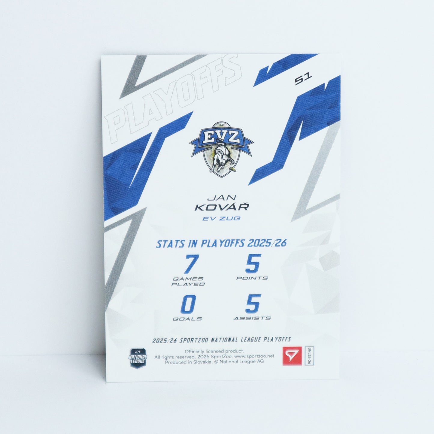 51 - EVZ - JAN KOVAR - BASE RED - 08/30