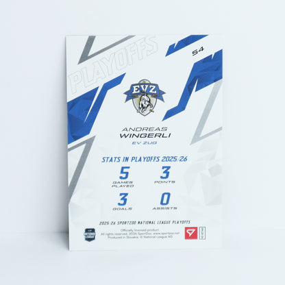 54 - EVZ - ANDREAS WINGERLI - BASE BLUE - 42/60