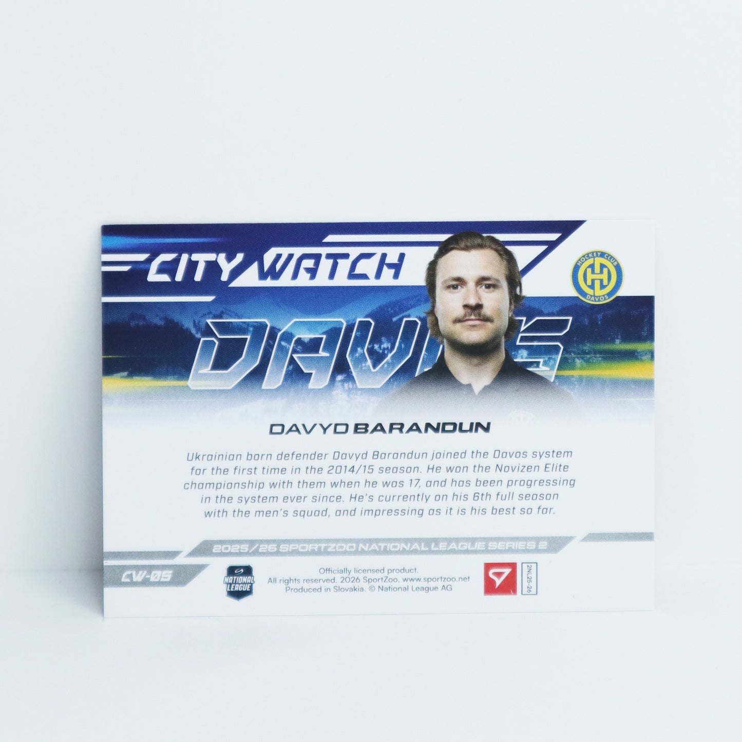 CW-05 - HCD - DAVYD BARANDUN - CITY WATCH COPPER - 83/95