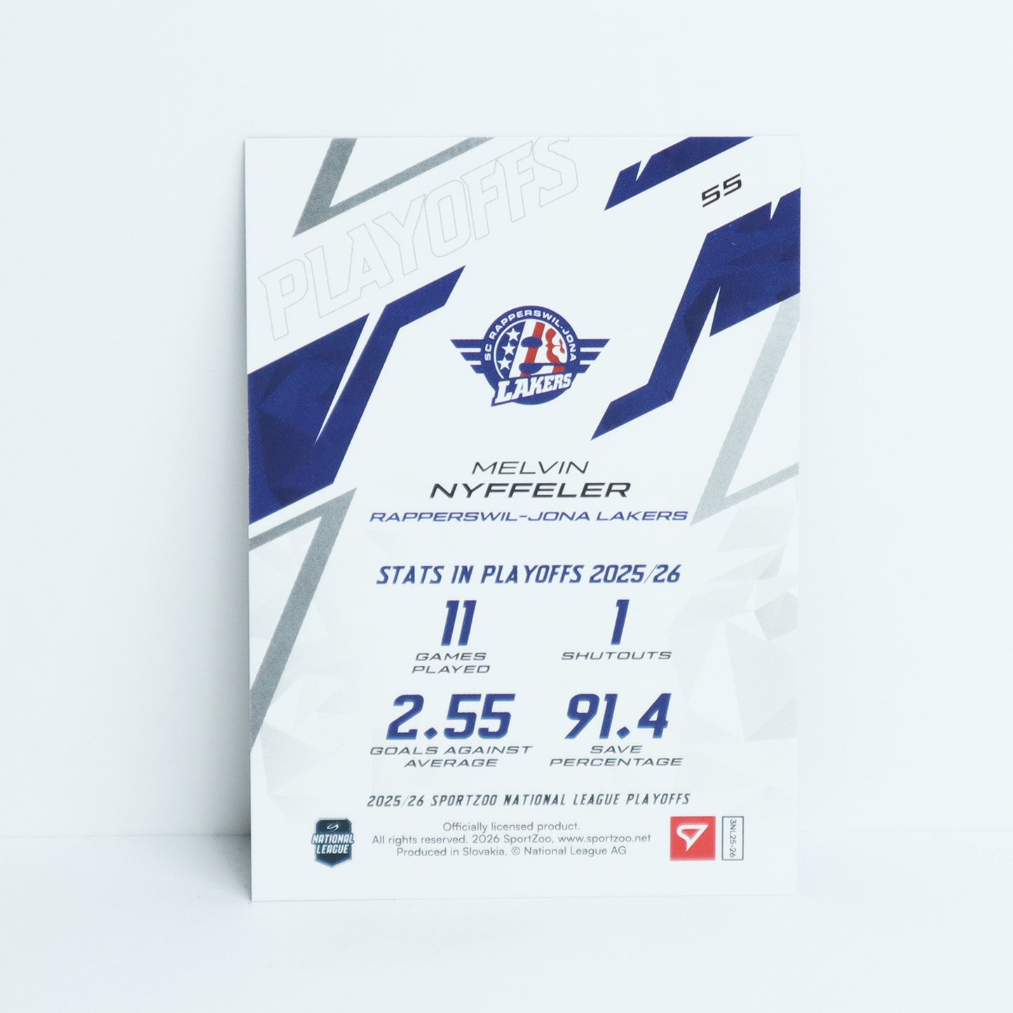 55 - SCRJ - MELVIN NYFFELER - BASE BLUE - 36/60