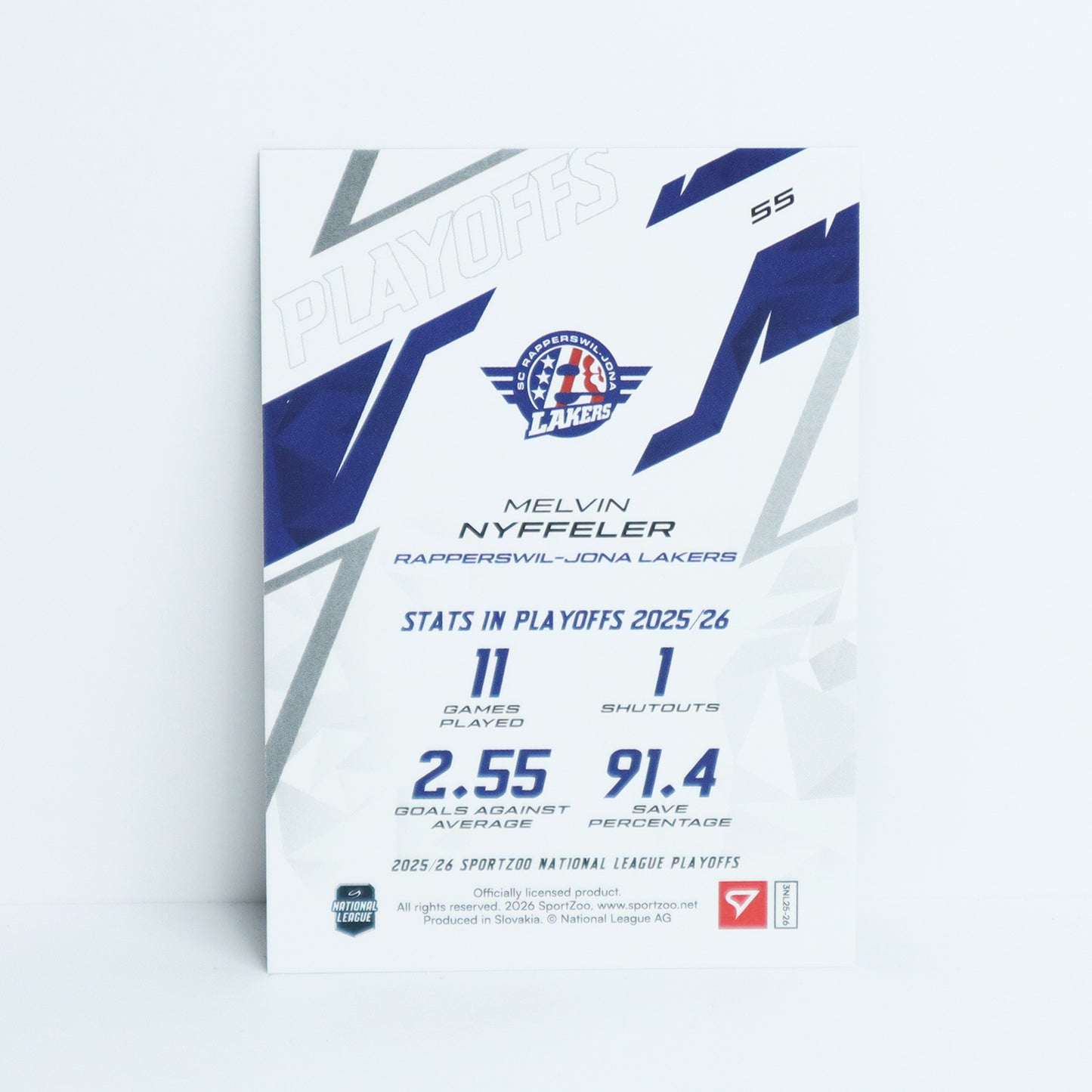 55 - SCRJ - MELVIN NYFFELER - BASE BLUE - 46/60