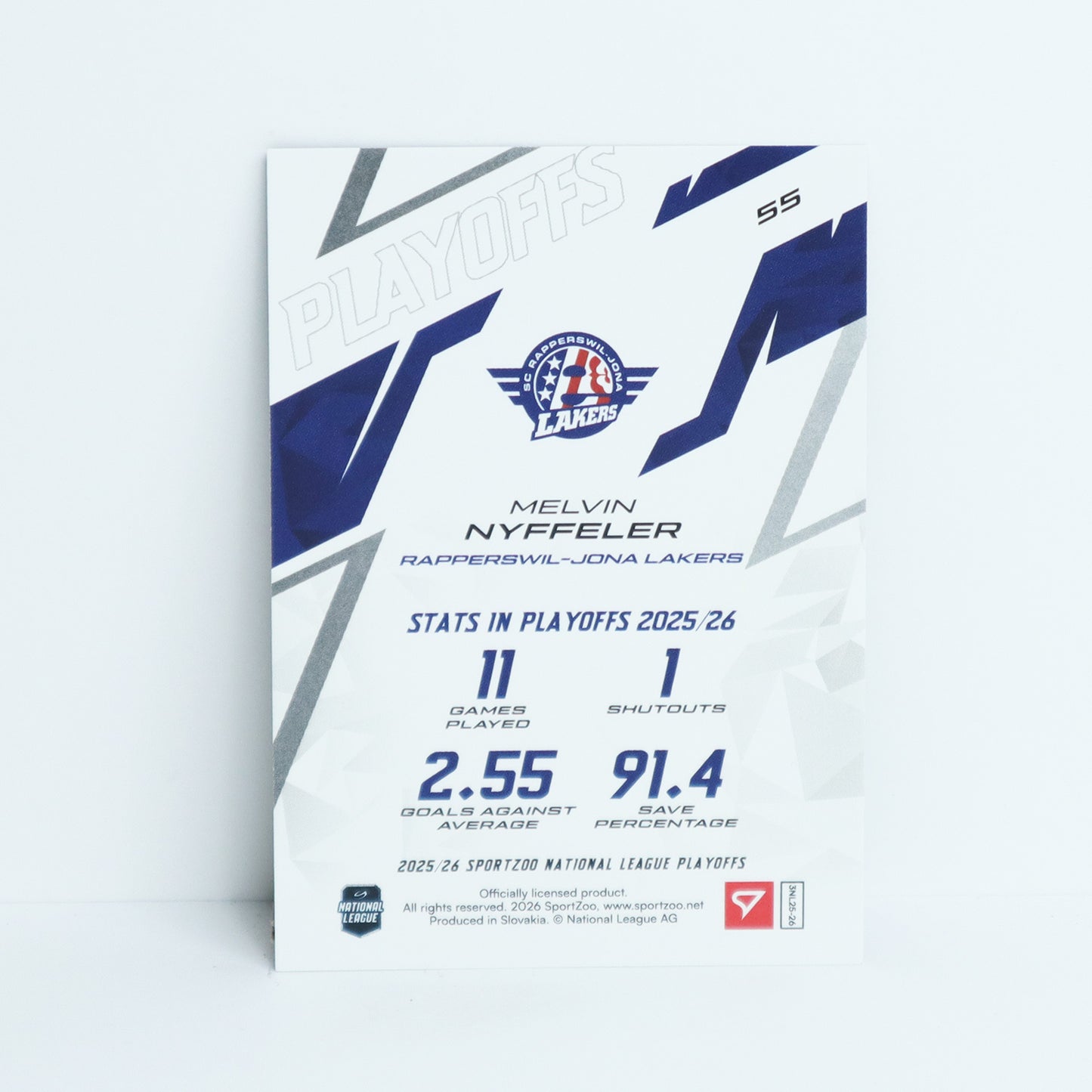 55 - SCRJ - MELVIN NYFFELER - BASE BLUE - 50/60
