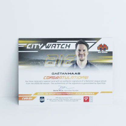 CWS-GH - EHCB - GAETAN HAAS - CITY WATCH GOLD AUTO - 27/35