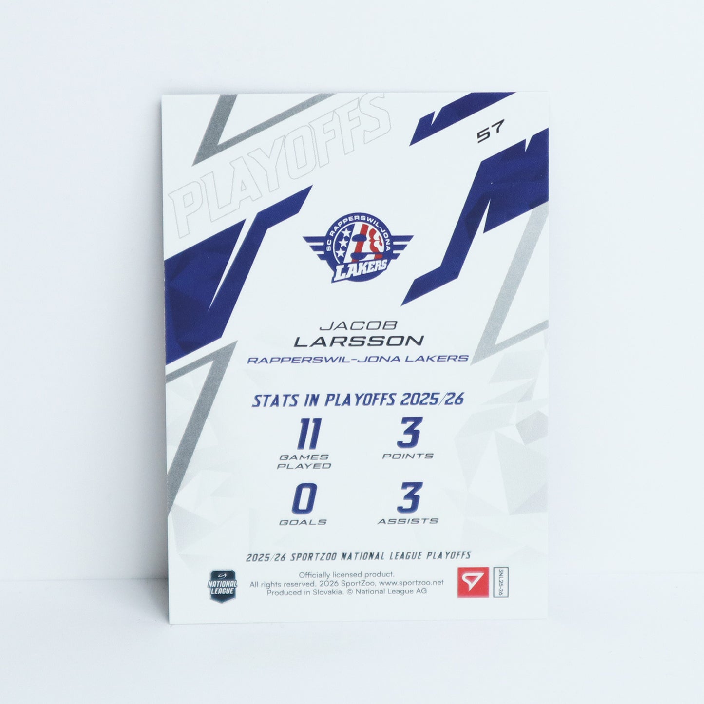57 - SCRJ - JACOB LARSSON - BASE RED - 02/30