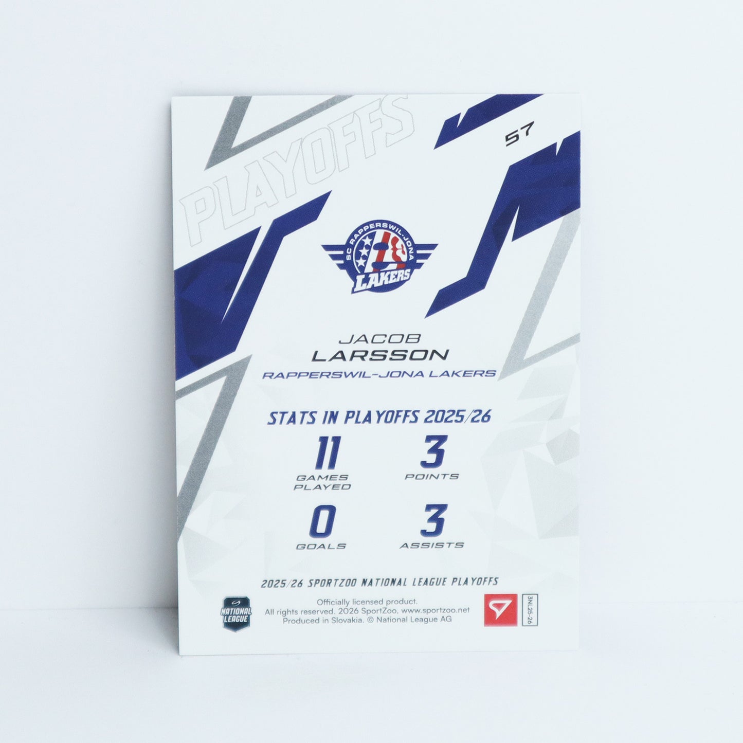 57 - SCRJ - JACOB LARSSON - BASE RED - 27/30