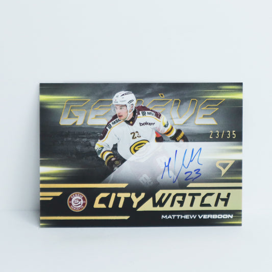 CWS-MV - GSHC - MATTHEW VERBOON - CITY WATCH GOLD AUTO - 23/35