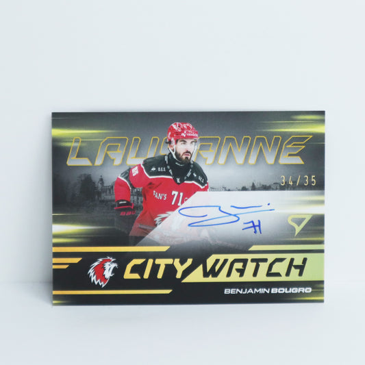 CWS-BB - LHC - BENJAMIN BOUGRO - CITY WATCH GOLD AUTO - 34/35