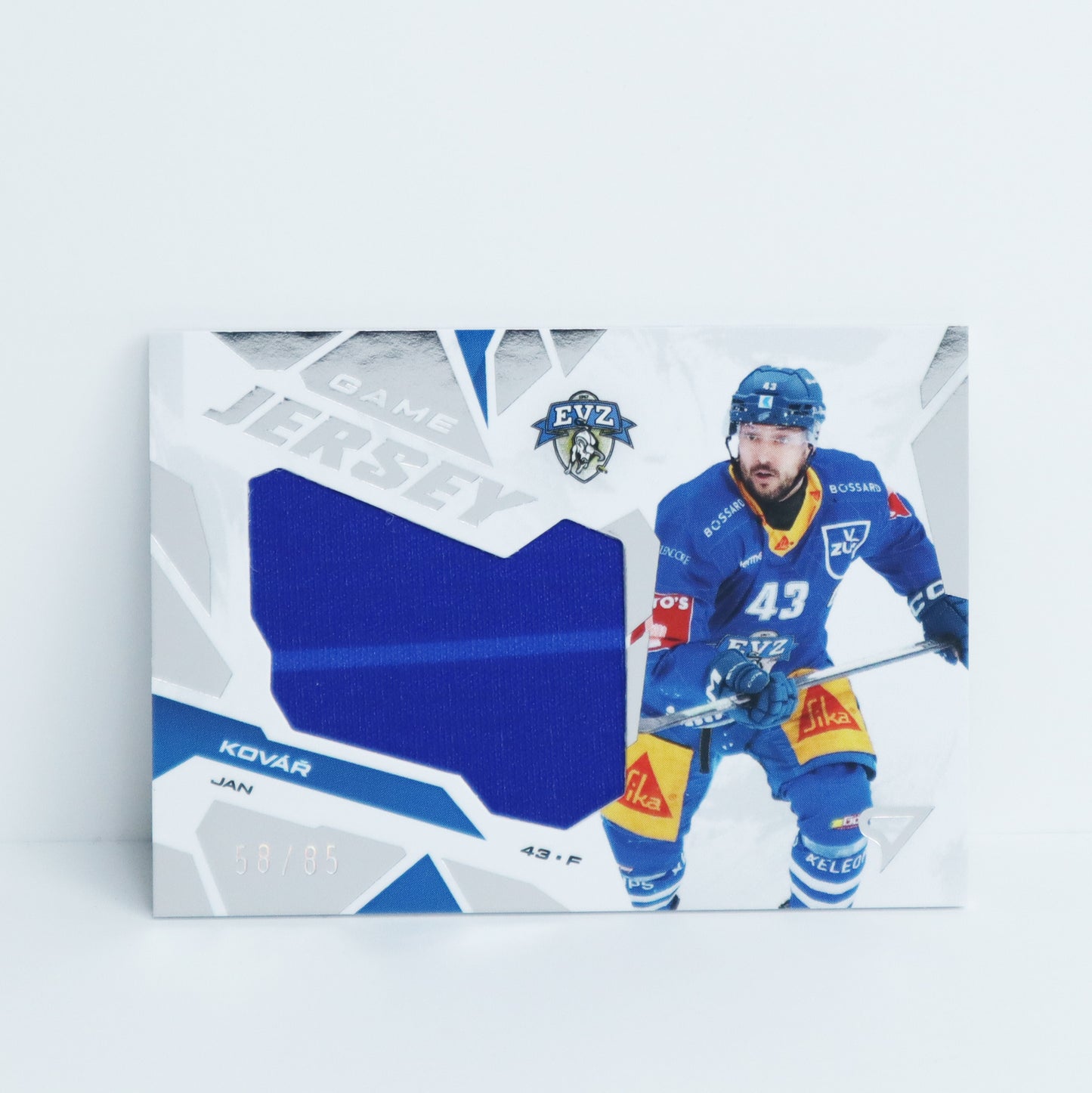 GJ-JK - EVZ - JAN KOVAR - GAME JERSEY SILVER - 58/85
