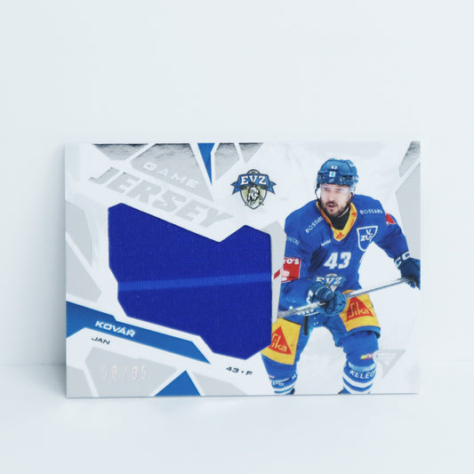 GJ-JK - EVZ - JAN KOVAR - GAME JERSEY SILVER - 58/85