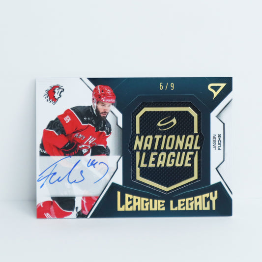 LLS-JF - LHC - JASON FUCHS - LEAGUE LEGACY GOLD AUTO - 6/9