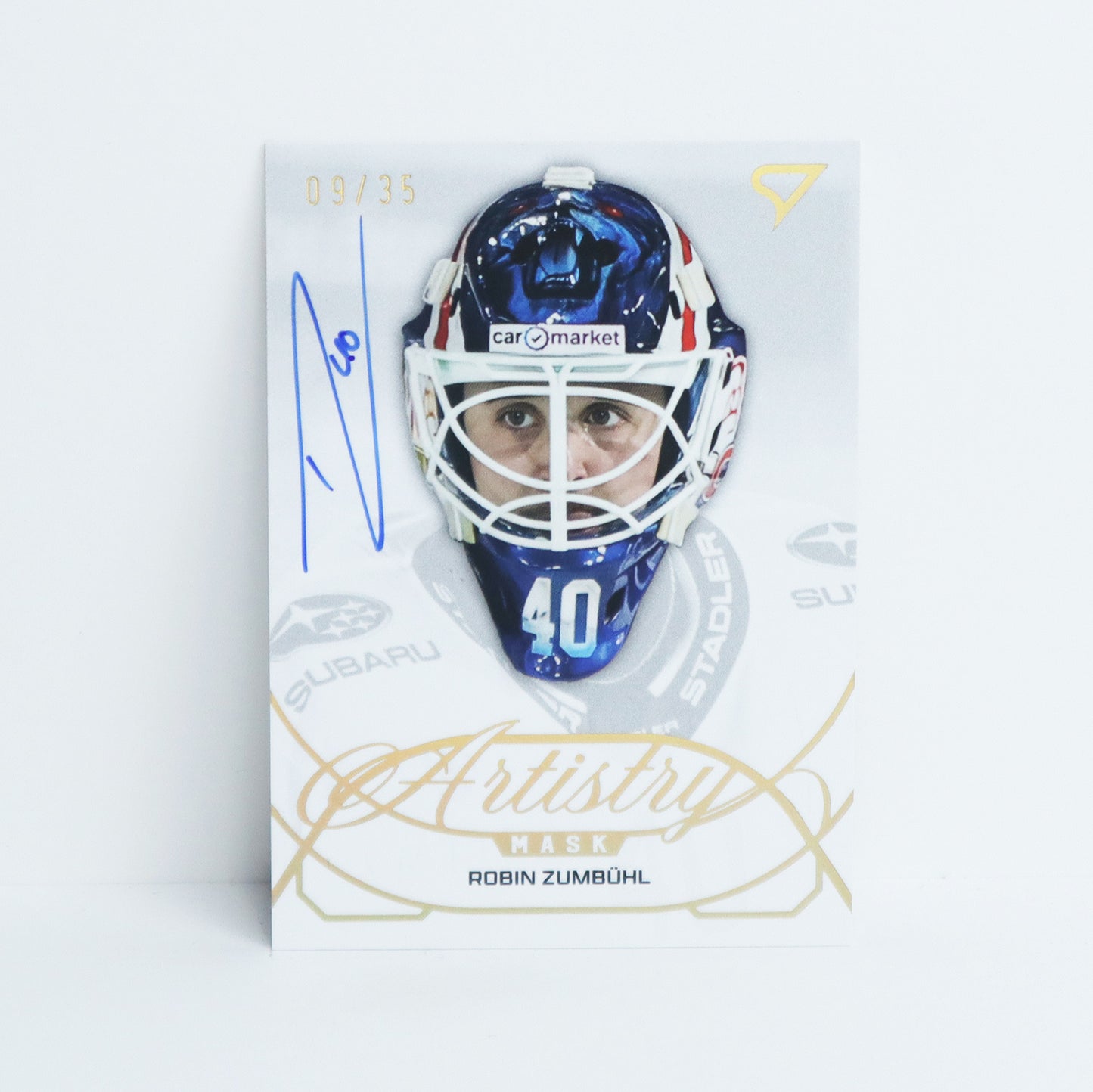 MAS-RZ - ZSC - ROBIN ZUMBUHL - MASK ARTISTRY GOLD AUTO - 09/35