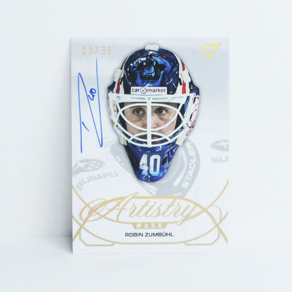 MAS-RZ - ZSC - ROBIN ZUMBUHL - MASK ARTISTRY GOLD AUTO - 09/35