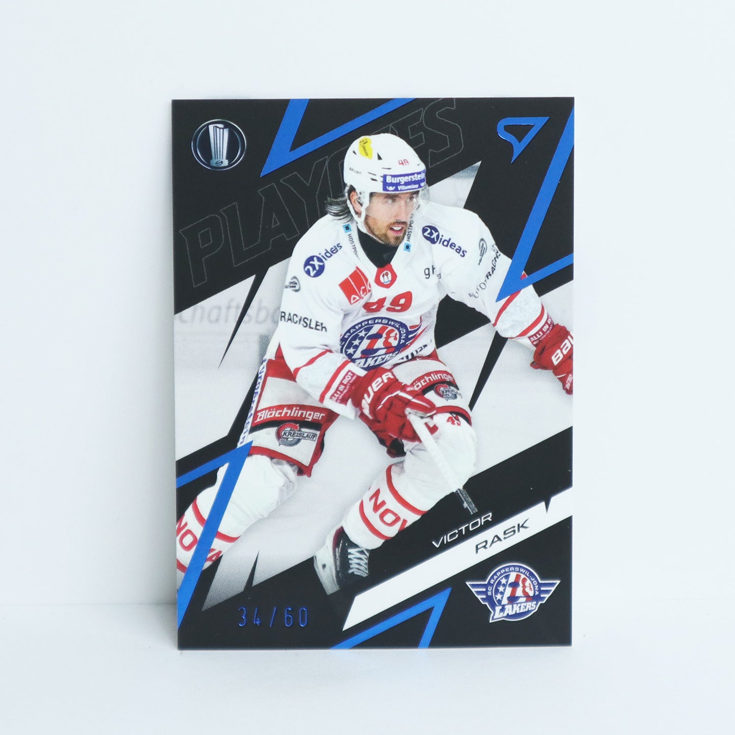 60 - SCRJ - VICTOR RASK - BASE BLUE - 34/60