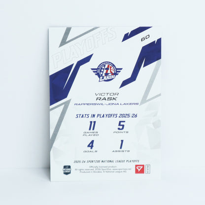60 - SCRJ - VICTOR RASK - BASE BLUE - 36/60