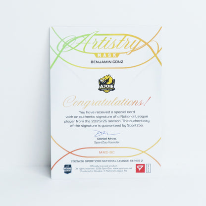 MAS-BC - HCA - BENJAMIN CONZ - MASK ARTISTRY GOLD AUTO - 24/35