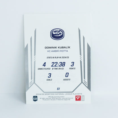 61 - HCAP - DOMINIK KUBALIK - BASE GREEN - 40/60