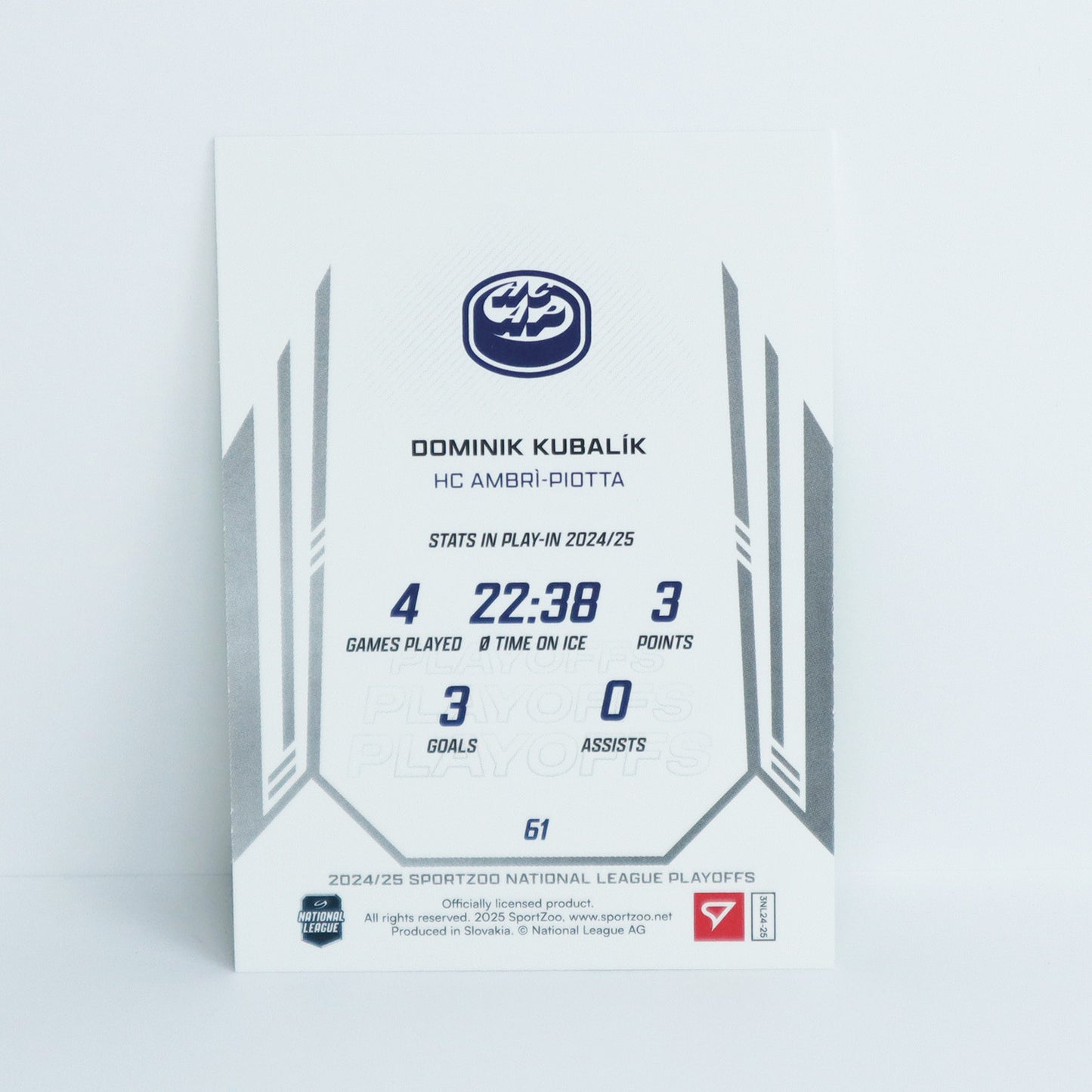 61 - HCAP - DOMINIK KUBALIK - BASE GREEN - 47/60