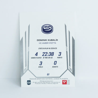 61 - HCAP - DOMINIK KUBALIK - BASE GREEN - 47/60