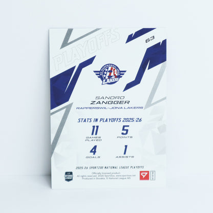 63 - SCRJ - SANDRO ZANGGER - BASE BLUE - 50/60