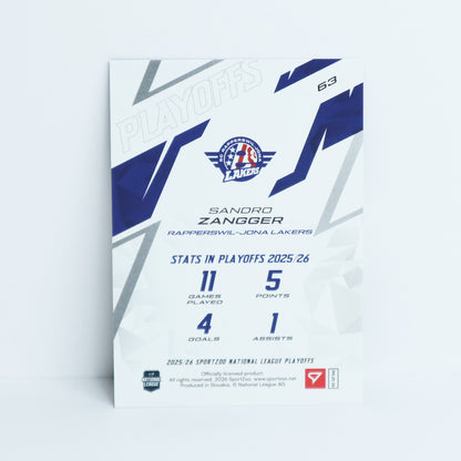 63 - SCRJ - SANDRO ZANGGER - BASE BLUE - 54/60