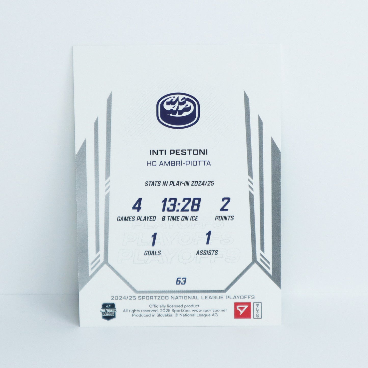 63 - HCAP - INTI PESTONI - BASE GREEN - 42/60