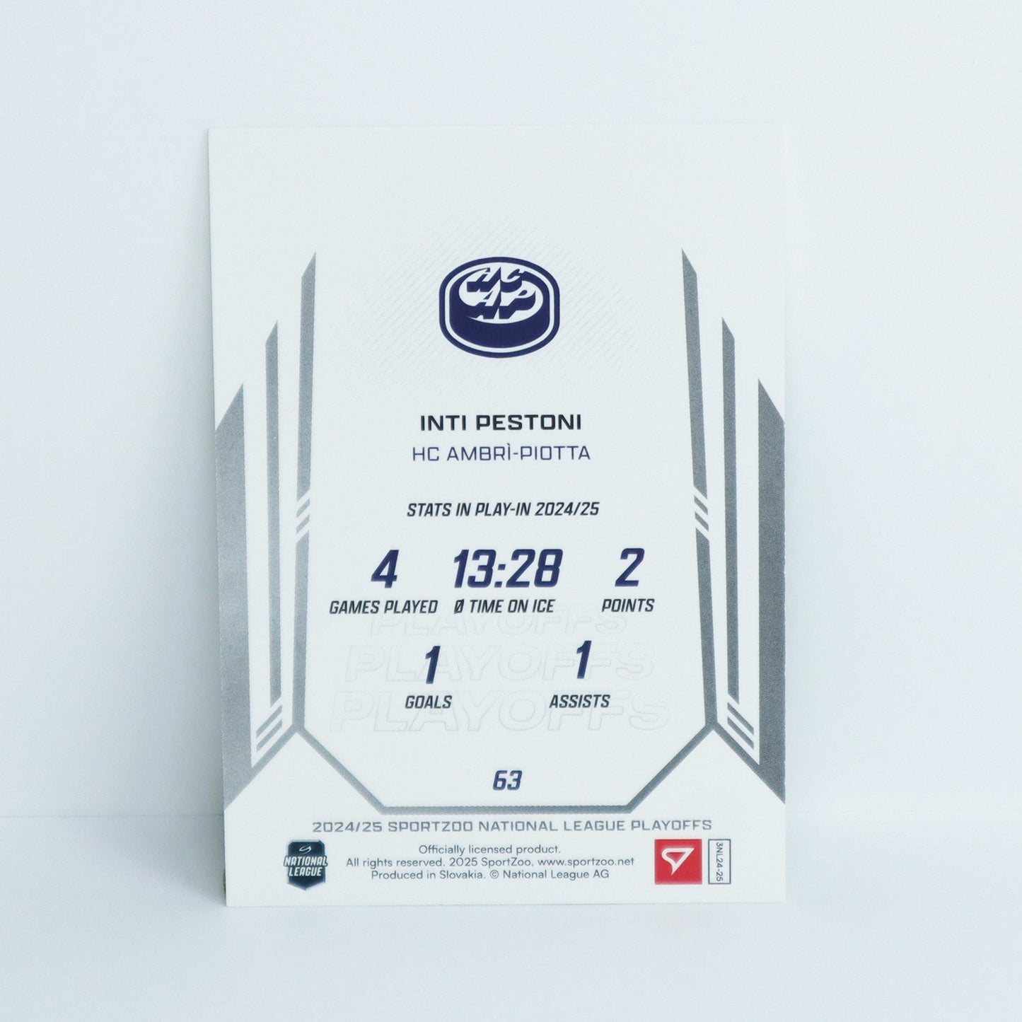 63 - HCAP - INTI PESTONI - BASE GREEN - 50/60