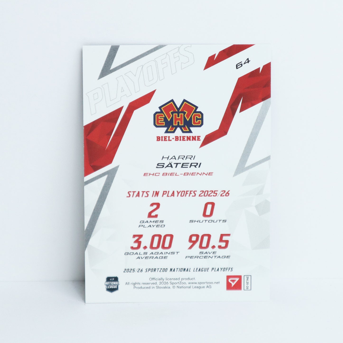 64 - EHCB - HARRI SATERI - BASE RED - 02/30
